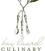 Bay laurel culinary logo.