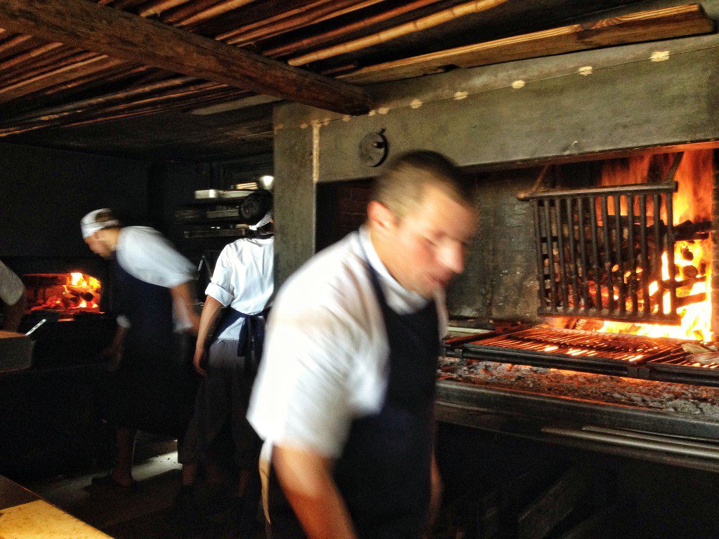 Chefs Working the Parilla