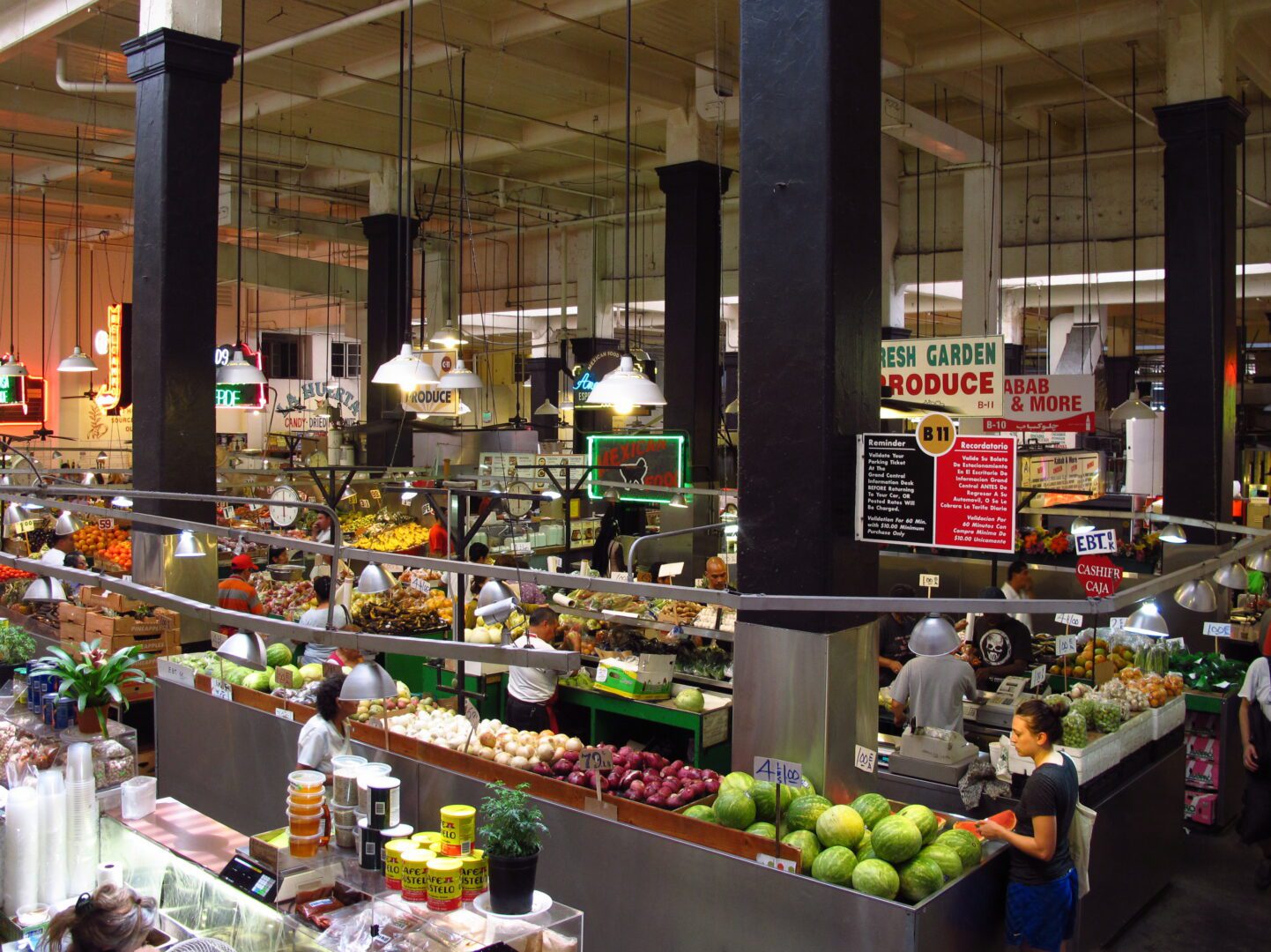 Fresh Garden Produce, Grand Central Market, LA