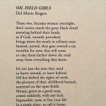 Oil field girls by mary rogers.