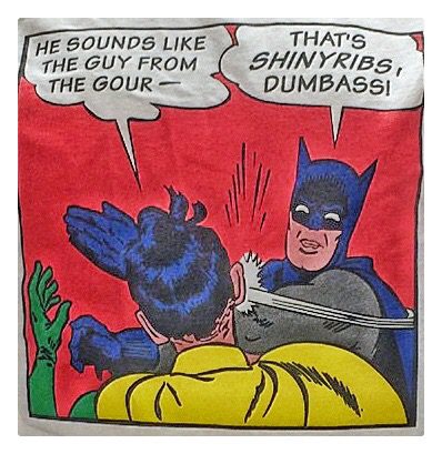 Batman and robin t-shirt.