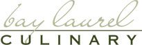 Bay laurel culinary logo.