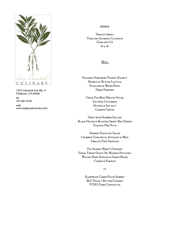 A menu for a restaurant with a tree in the background.