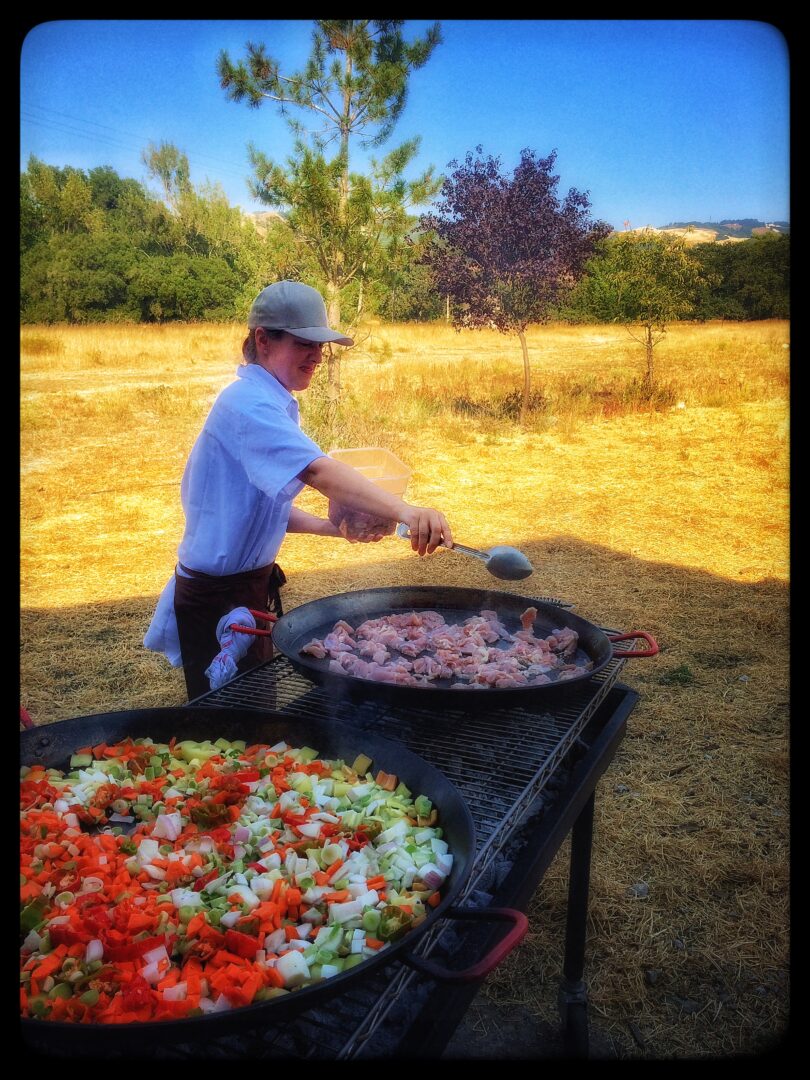 Starting the Paella 