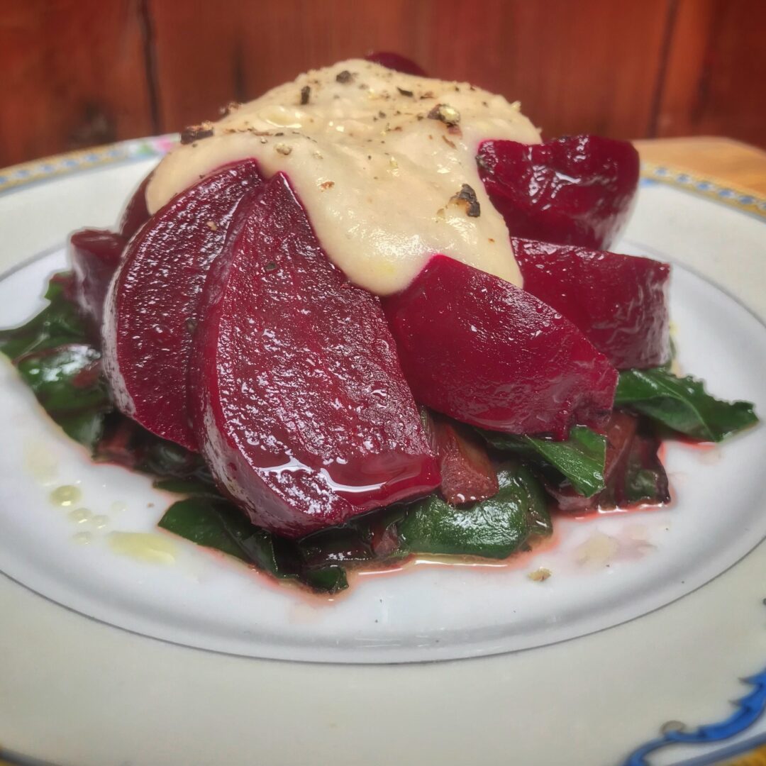Roasted Beets & Greens