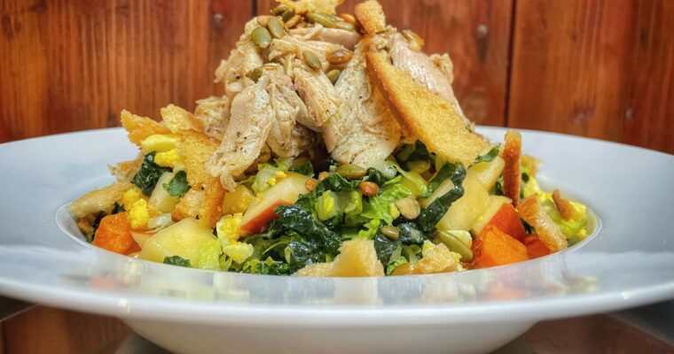 Roasted Chicken Kale Salad is back!